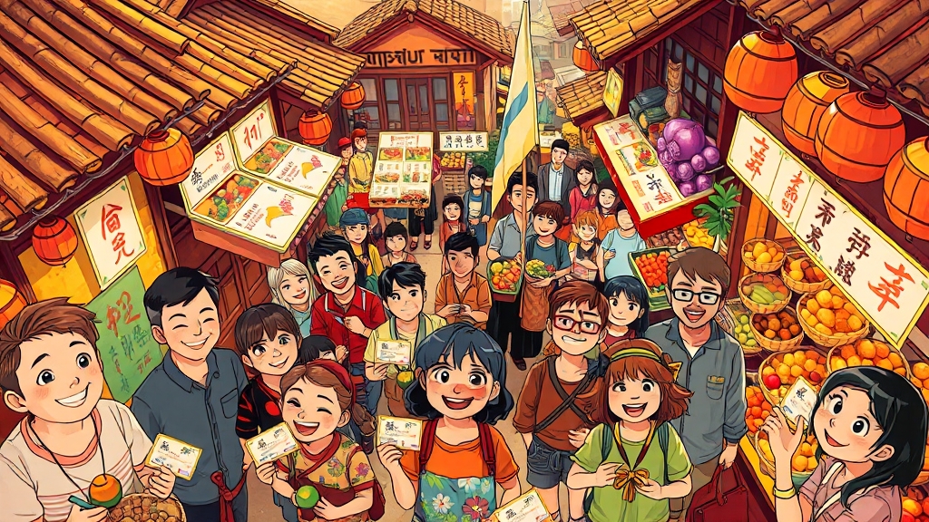 온누리상품권, 똑똑하게 사용하세요! (cartoon 스타일)