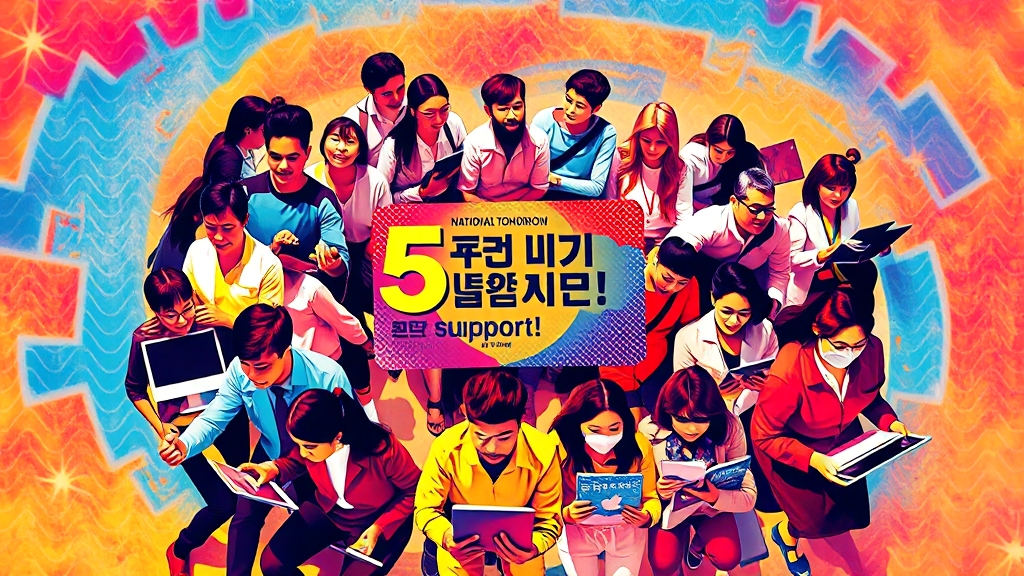 국민내일배움카드란? (popart 스타일)