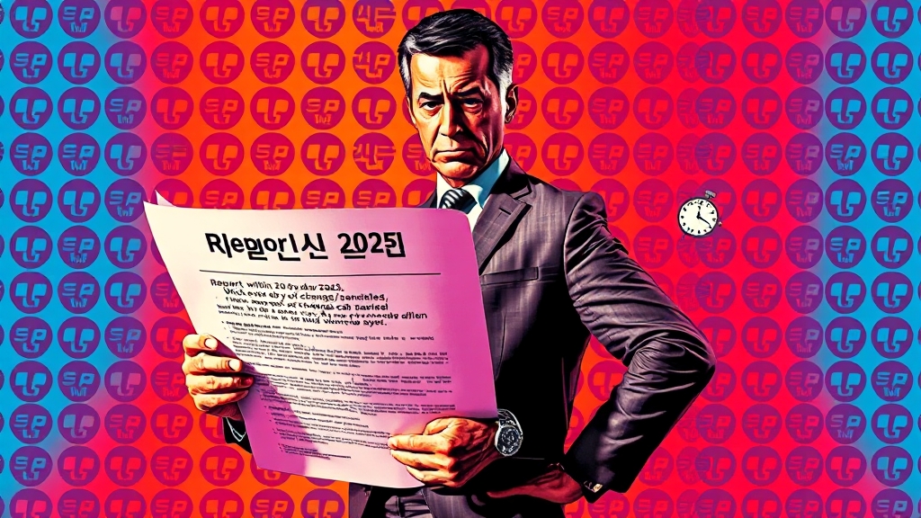 신고 기한 및 과태료 (popart 스타일)
