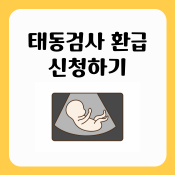 태동검사 환급 신청