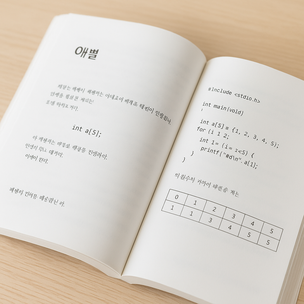 C언어 배열