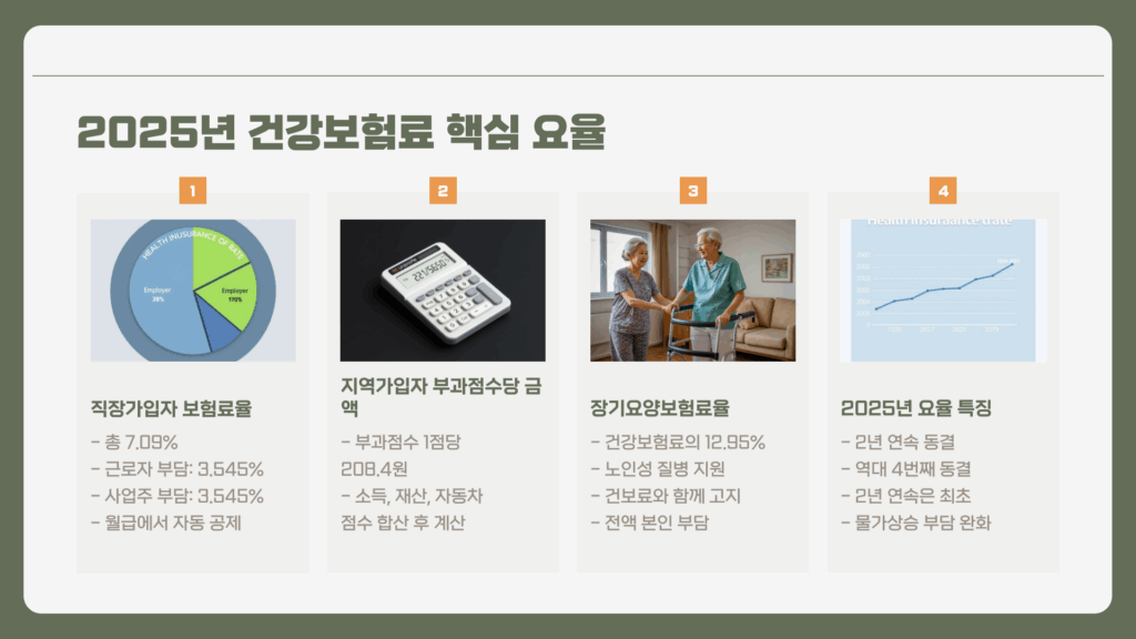 건보료 조회 핵심 요율