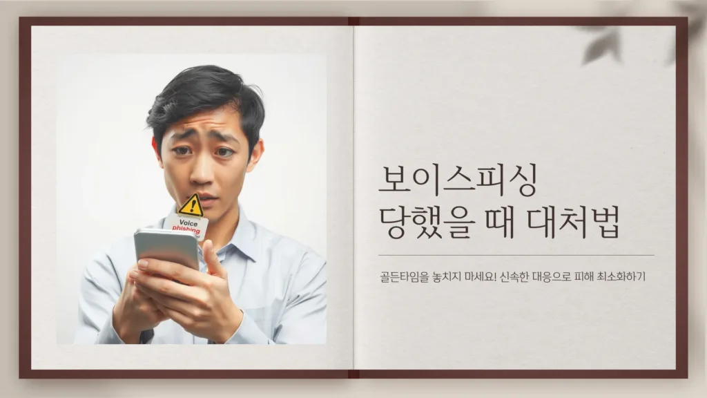 보이스피싱 당했을때 대처법
