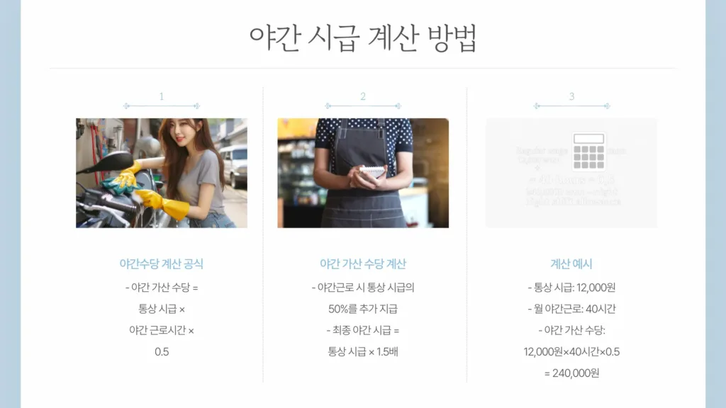 야간 시급 계산기9