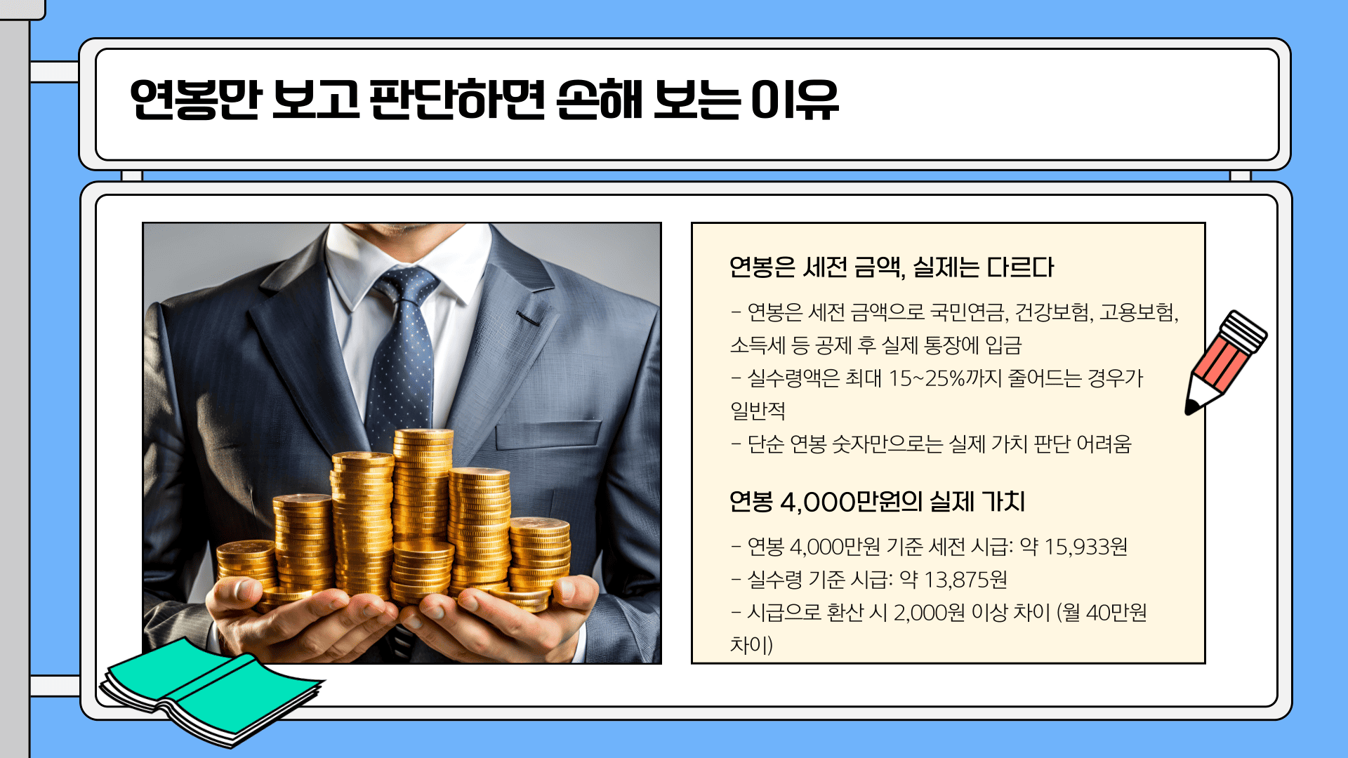 연봉 시급 계산기 요약